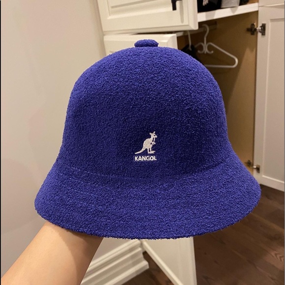 KANGOL Blue Bucket Hat ~ Size Large - Picture 1 of 2